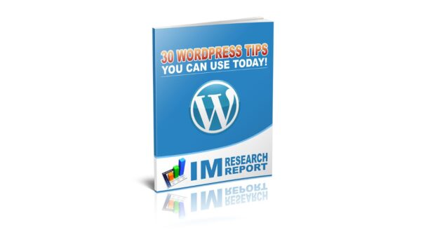 30 Wordpress Tips You Can Use Today PDF Book