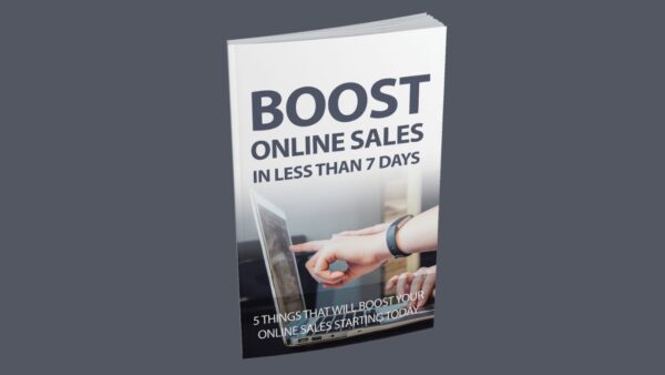 Boost Online Sales In Less Than 7 Days PDF Book