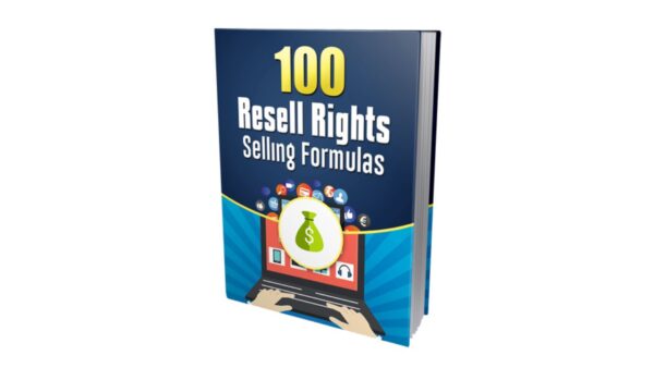 100 Resell Rights Selling Formulas PDF Book