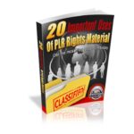 20 Important Uses Of PLR Rights Material