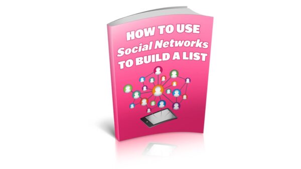 How To Use Social Networks To Build A List PDF Book