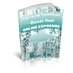 Social Networking - Boost Your Online Exposure PDF Book