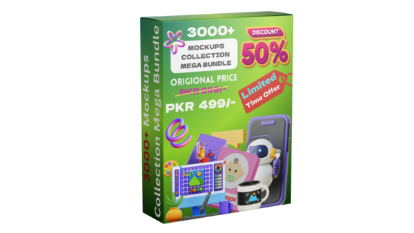 3000+ Mockups Collection Mega Bundle