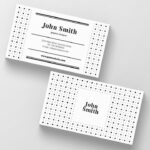 Black And White Business Card