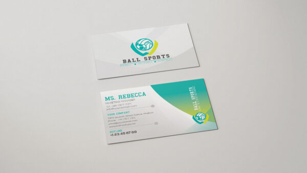 Off White Ball Support Business Card