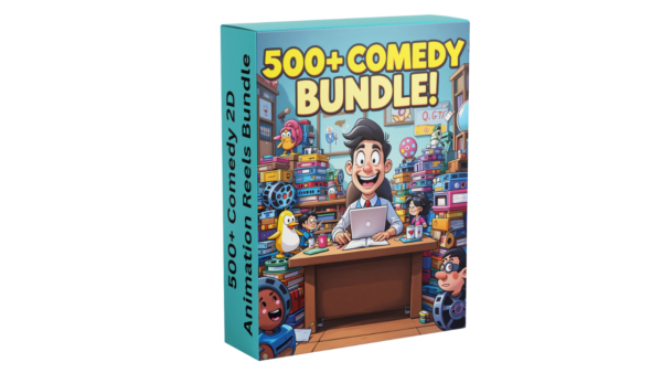 500+ Comedy 2D Animation Reels Bundle